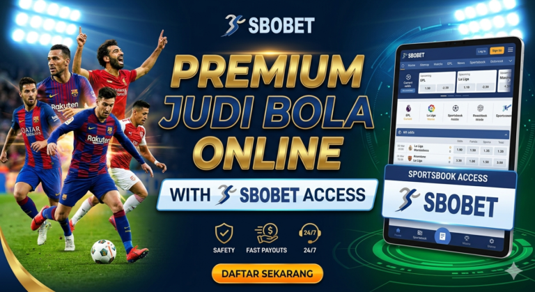 Premium Judi Bola Online Platform with SBOBET Access